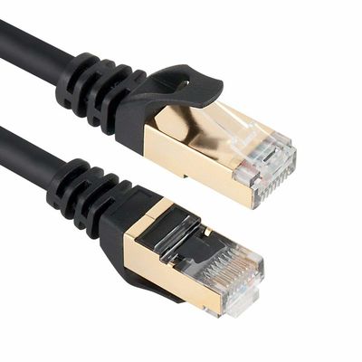 Gigabit à grande vitesse 10Gbps 600MHZ du chat 7 d'Ethernet de câble durable de correction