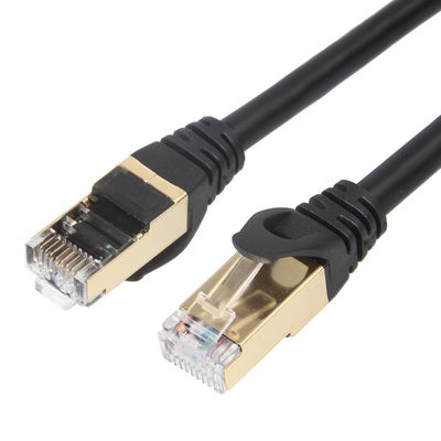 Le chat 6 de câble de correction de l'ordinateur 1000Mbps, la correction 24AWG de cuivre pure attachent RJ45 le chat 6