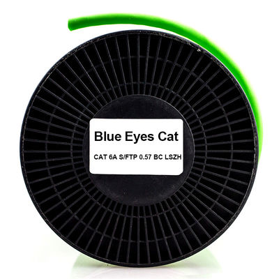 Cuivre nu de PVC de ftp UTP CCA Cat6a LSZH du câble pratique SFTP de RoHS
