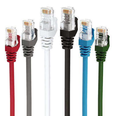 Corde de correction ronde du chat 6 de 3M-100m UTP, câble pratique de correction d'Ethernet du chat 6