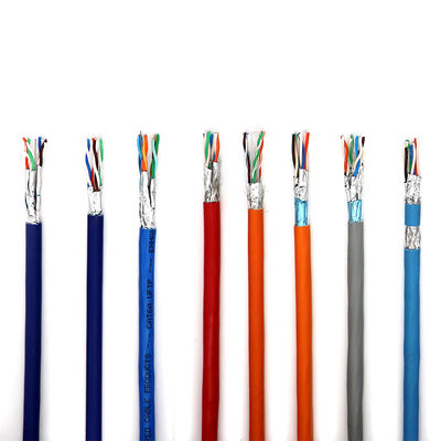 UTP multicolore pratique Cat5e CCA, 0.95mm Cat5e en aluminium plaqué de cuivre 8 paires