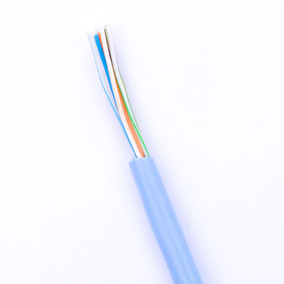 Chat 5e de corde de correction de l'en cuivre 24AWG, câble de correction d'UTP Cat5e de veste de PVC de BC7/0.2