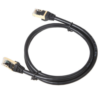 Gigabit à grande vitesse 10Gbps 600MHZ du chat 7 d'Ethernet de câble durable de correction