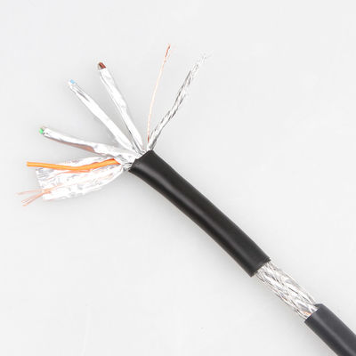Câble S/FTP 40Gbps 2000MHZ de correction d'OEM Gigabit Ethernet Cat8 pratique