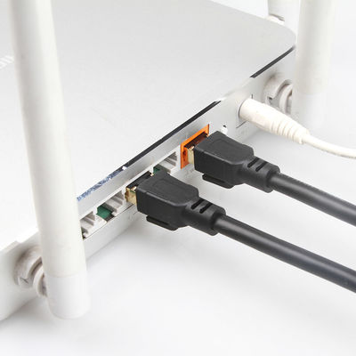 Câble S/FTP 40Gbps 2000MHZ de correction d'OEM Gigabit Ethernet Cat8 pratique