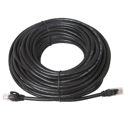 câble du chat 6a UTP de 10Gps 24AWG, 6h du matin de chat de corde de correction de veste de PVC BC7/0.2