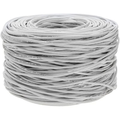 Câble Ethernet d'ODM Cat6a 24AWG CCA, veste de PVC 305m 1000ft 10Gbps