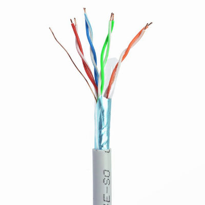 Ethernet Cat5e Lan Cable 24AWG de ftp d'UL puisque veste de PVC de 0.5mm 4 paires 305m