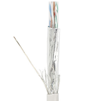 Double Cat5e protégé Lan Cable UTP SFTP 24AWG avec des torons