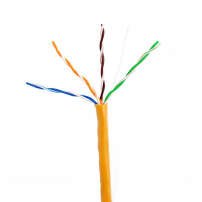 Bas câble de la fumée Cat5e de 24AWG LSZH, câble externe nul 305m de l'halogène Cat5e