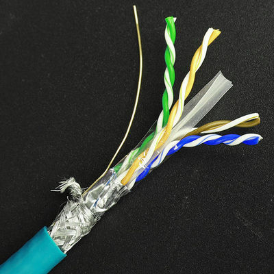 LSZH 23AWG Cat6 a protégé le cuivre nu pur de haute performance du câble STP SSTP