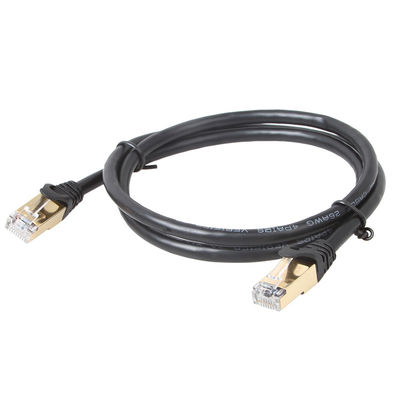 Le chat 6 de câble de correction de l'ordinateur 1000Mbps, la correction 24AWG de cuivre pure attachent RJ45 le chat 6