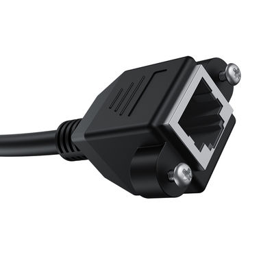 Câble d'extension Cat6 durable, masculin au câble de correction de réseau du connecteur femelle RJ45