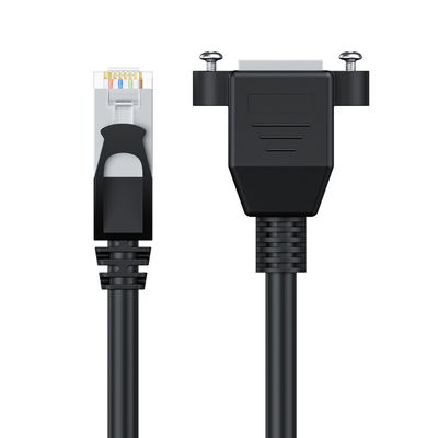 Câble d'extension Cat6 durable, masculin au câble de correction de réseau du connecteur femelle RJ45