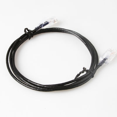 La correction mince de la course Cat6a de Snagless attachent le cuivre nu pur 10G 30AWG de RJ45 UTP
