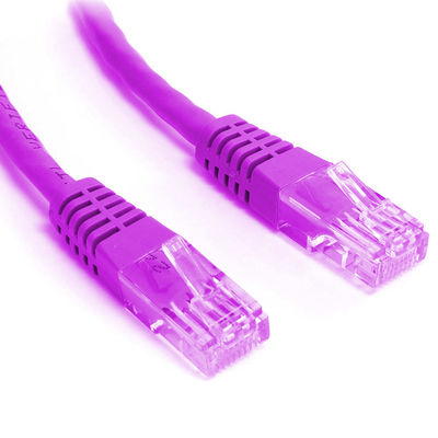 Veste de PVC de corde de correction d'UTP Cat5e de routeur de modem pour des consoles de TV de PC