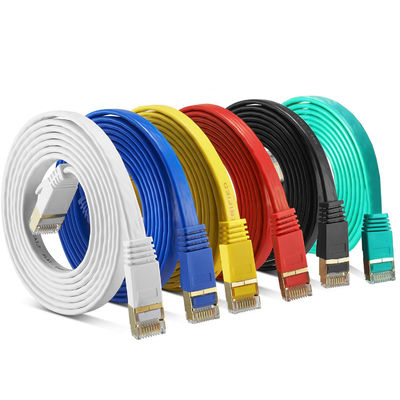 SFTP a protégé les biens multicolores d'Ethernet plat de corde de correction Cat7
