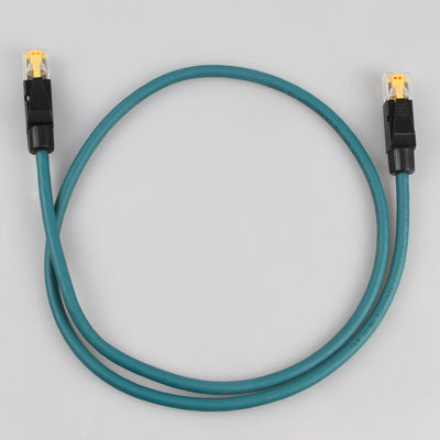 Cat6 câble industriel pratique, haut câble de Flex Green Cat 6a SFTP