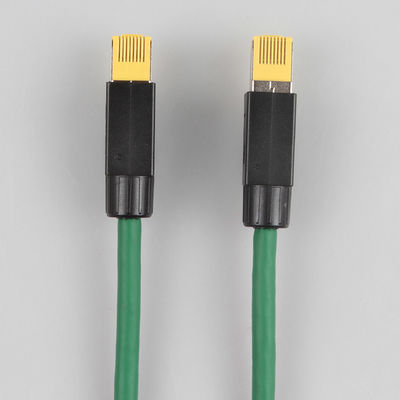 Cat6 câble industriel pratique, haut câble de Flex Green Cat 6a SFTP