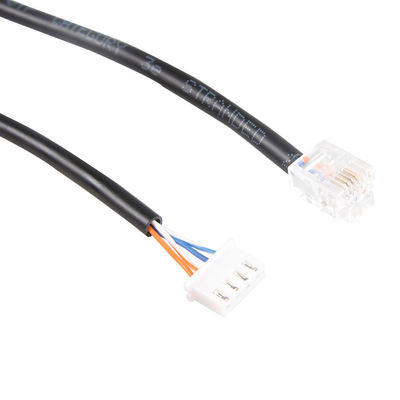 Harnais industriel de fil d'écurie de la CE, RJ11 6P4C à la corde de correction de téléphone de XH2.54 4P