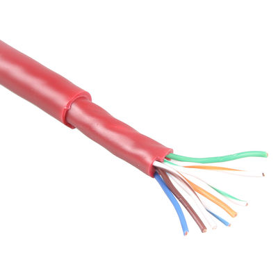 A.W.G. extérieur de la gaine 24 de double de câble Ethernet du réseau Cat6 24 pi