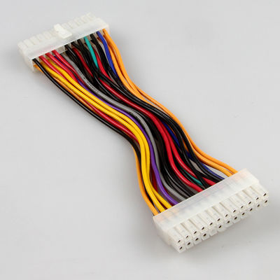 ATX noir stable 24 Pin Extension Cable, mâle au câble d'alimentation d'énergie femelle d'ATX