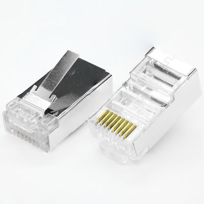 Port de réseau de ftp d'UTP de connecteurs de fil électrique de RJ45 Cat5e 8P8C
