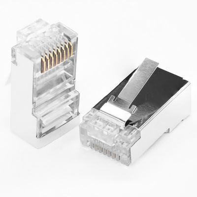 Port de réseau de ftp d'UTP de connecteurs de fil électrique de RJ45 Cat5e 8P8C