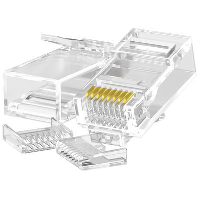 Le connecteur durable du PC RJ45 Cat6, 8P8C a protégé le connecteur de CAT6 UTP
