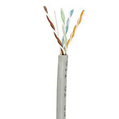 Cat6a 1000 veste de cuivre solide de PVC 500Mzh LSZH de Lan Cables 23AWG 0.58mm d'Ethernet de pi
