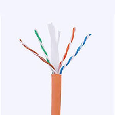 Cat6a 1000 veste de cuivre solide de PVC 500Mzh LSZH de Lan Cables 23AWG 0.58mm d'Ethernet de pi
