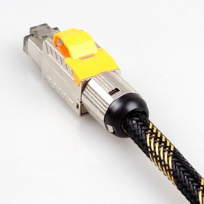 Le double a protégé la corde solide d'Ethernet du chat 8, S/FTP 22AWG câble de réseau de 40 gigabits
