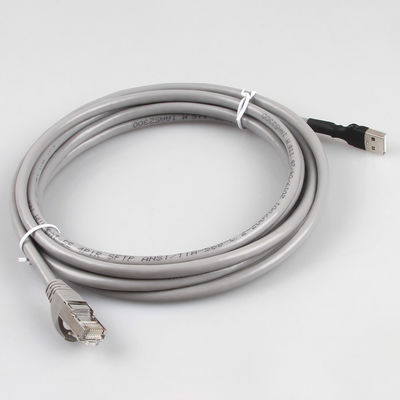 Câble Ethernet de l'ordinateur 8P8C RJ45, USB durable au câble de l'adaptateur RJ45