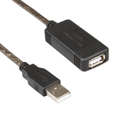 Câble actif durable de répétiteur de PVC USB, câble d'extension de répétiteur de 30M USB