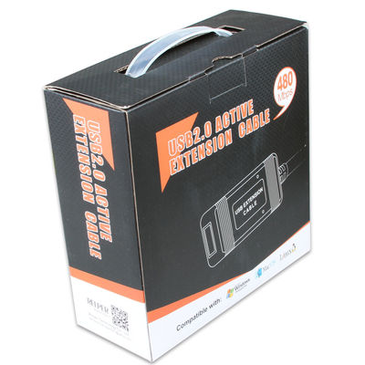 Câble actif durable de répétiteur de PVC USB, câble d'extension de répétiteur de 30M USB