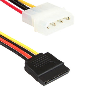 Diviseur hommes-femmes Molex 4 Pin Durable de câble d'unité de disque dur de Y SATA
