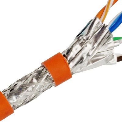 Cuivre nu d'isolation de HDPE de l'Ethernet Cat7 Lan Cable de veste de PVC