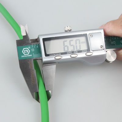 Haut câble Ethernet du vert RJ45 de PVC du chat 5e SFTP AWG26 de flexibilité pour des applications industrielles