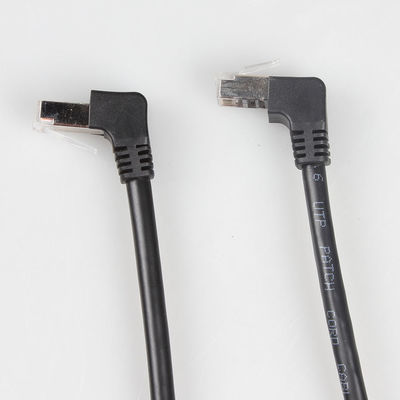 Prise à angle droit de CAT 6 d'usine de câble Ethernet d'accessoires directs de connecteur