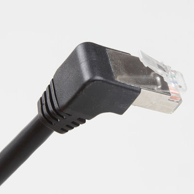 Prise à angle droit de CAT 6 d'usine de câble Ethernet d'accessoires directs de connecteur