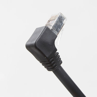 Prise à angle droit de CAT 6 d'usine de câble Ethernet d'accessoires directs de connecteur