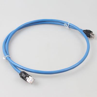 Câble Ethernet de Cat6a S/FTP 6 pieds de RJ45 de réseau de corde de correction d'entrave industrielle de câble à chaînes de réseau